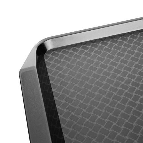 Olympia Prostokątna taca do serwowania 305x435 mm, z polipropylenu, Olympia HY809, czarna Olympia Prostokątna taca do serwowania 305x435 mm, z polipropylenu, Olympia HY809, czarna