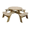 Rowlinson Stół piknikowy okrągły Ø2000x(h)720 mm, Rowlinson CG097