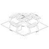 Rowlinson Stół piknikowy okrągły Ø2000x(h)720 mm, Rowlinson CG097