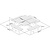 Rowlinson Stół piknikowy kwadratowy 1980x1980x(h)750 mm, Rowlinson CG096