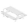 Rowlinson Stół piknikowy 1500x1500x(h)700 mm, Rowlinson CG095