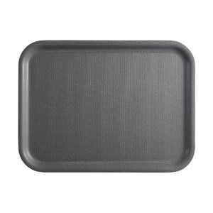 Cambro Antypoślizgowa prostokątna taca do serwowania 330x430 mm, z laminatu, Cambro Mykonos CX379, szara Cambro Antypoślizgowa prostokątna taca do serwowania 330x430 mm, z laminatu, Cambro Mykonos CX379, szara