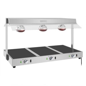Buffalo Mostek grzewczy 3x 1/1GN do 85°C, 1.5kW, 501x1036x(h)567 mm, Buffalo HT761 Buffalo Mostek grzewczy 3x 1/1GN do 85°C, 1.5kW, 501x1036x(h)567 mm, Buffalo HT761