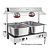 Buffalo Mostek grzewczy 2x 1/1GN do 85°C, 1kW, 501x699x(h)567 mm, Buffalo HT760