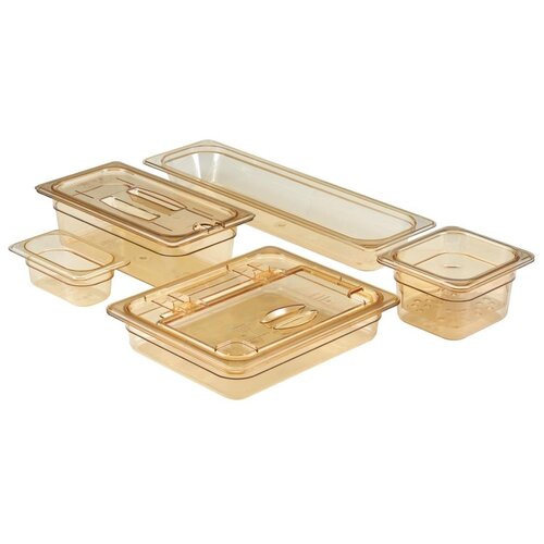 Cambro Pojemnik GN 1/3, 65 mm z poliwęglanu, żółty Cambro HR258 Cambro Pojemnik GN 1/3, 65 mm z poliwęglanu, żółty Cambro HR258