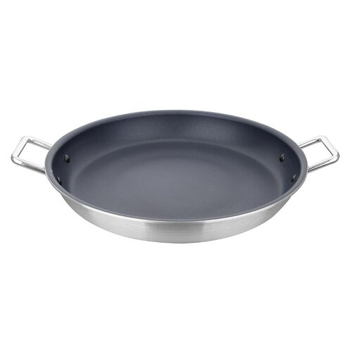 Vogue Patelnia do paelli z powłoką nieprzywierającą 4 L, Ø350 mm, Vogue Teflon Platinum Plus HT990 Vogue Patelnia do paelli z powłoką nieprzywierającą 4 L, Ø350 mm, Vogue Teflon Platinum Plus HT990