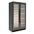 Polar Refrigeration  Chłodziarka na wino 2 drzwiowa 365L, drzwi suwane, 2 do 20°C, Polar G-serie GL097