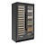 Polar Refrigeration  Chłodziarka na wino 2 drzwiowa 365L, drzwi suwane, 2 do 20°C, Polar G-serie GL097