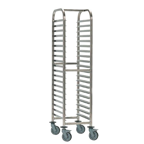 Matfer Bourgeat Wózek do transportu pojemników i tac 20x 1/1 GN, Matfer Bourgeat P073 630 460 1700 mm