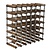 Traditional Wine Racks Regał na butelki do wina na 42 szt. 230x620x(h)620 mm, Traditional Wine Racks DN634