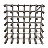 Traditional Wine Racks Regał na butelki do wina na 42 szt. 230x620x(h)620 mm, Traditional Wine Racks DN634