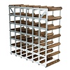 Traditional Wine Racks Regał na butelki do wina na 42 szt. 230x620x(h)620 mm, Traditional Wine Racks DN634