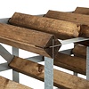 Traditional Wine Racks Regał na butelki do wina na 42 szt. 230x620x(h)620 mm, Traditional Wine Racks DN634