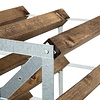 Traditional Wine Racks Regał na butelki do wina na 42 szt. 230x620x(h)620 mm, Traditional Wine Racks DN634