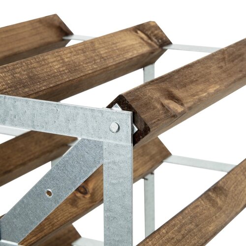 Traditional Wine Racks Regał na butelki do wina na 42 szt. 230x620x(h)620 mm, Traditional Wine Racks DN634 Traditional Wine Racks Regał na butelki do wina na 42 szt. 230x620x(h)620 mm, Traditional Wine Racks DN634