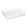 Vogue Pojemnik na ciasto do pizzy 650x455x(h)85 mm, z polipropylenu, Vogue FS998