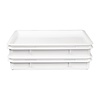 Vogue Pojemnik na ciasto do pizzy 650x455x(h)85 mm, z polipropylenu, Vogue FS998