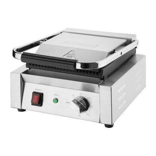 Buffalo Grill kontaktowy 230x225 mm ryflowany, 1.5kW, 230V, 300°C, Buffalo CU600 Buffalo Grill kontaktowy 230x225 mm ryflowany, 1.5kW, 230V, 300°C, Buffalo CU600