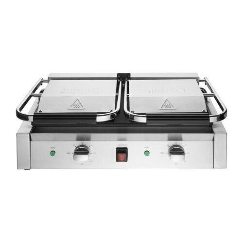 Buffalo Grill kontaktowy podwójny gładki, 2.9kW, 230V, 300°C, Buffalo CU605 Buffalo Grill kontaktowy podwójny gładki, 2.9kW, 230V, 300°C, Buffalo CU605