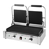 Buffalo Grill kontaktowy podwójny ryflowany, 2.9kW, 230V, 300°C, Buffalo CU604