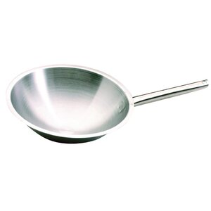 Matfer Bourgeat Wyprzedaż - Patelnia Wok z okrągłym dnem 5 L, Ø350 mm, Matfer Bourgeat P481
