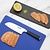 Vogue Nóż kucharski Santoku 255 mm, Vogue FS684, czarny