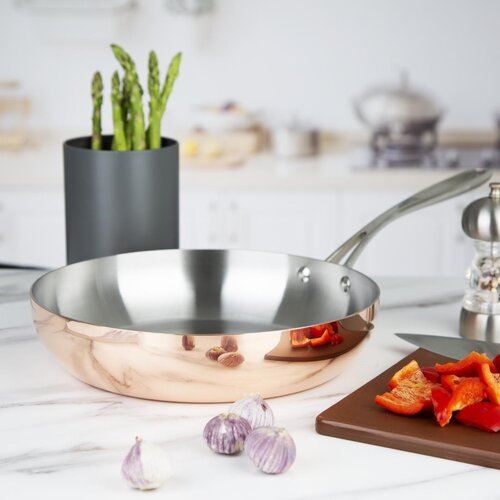 Vogue Patelnia do indukcji miedziana 3.3 L, Ø300 mm, Vogue FS669 Vogue Patelnia do indukcji miedziana 3.3 L, Ø300 mm, Vogue FS669
