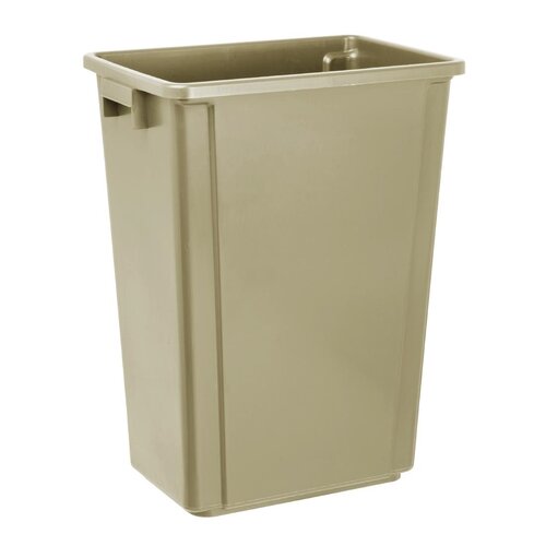 Jantex Kosz na śmieci 60L z polipropylenu, Jantex FX149, beżowy Jantex Kosz na śmieci 60L z polipropylenu, Jantex FX149, beżowy