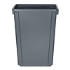 Jantex Kosz na śmieci 60L z polipropylenu, Jantex DX965, szary