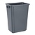 Jantex Kosz na śmieci 60L z polipropylenu, Jantex DX965, szary
