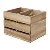 Olympia Organizer stołowy z drewna akacjowego 210x160x(h)150 mm, Olympia HX387