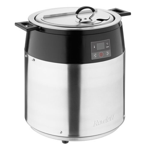 Rowlett Kociołek na zupę 10L, 450W, do 90°C, Rowlett GM819, srebrny Rowlett Kociołek na zupę 10L, 450W, do 90°C, Rowlett GM819, srebrny