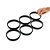 Matfer Bourgeat Forma do tart Ø80x(h)20 mm, Matfer Bourgeat FA987 (6 szt.)