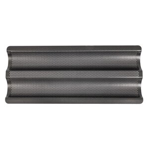 Geen Merk Blacha do pieczenia bagietek 165x390 mm, Geen Merk CS563, stalowa Geen Merk Blacha do pieczenia bagietek 165x390 mm, Geen Merk CS563, stalowa