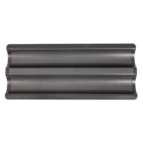 Geen Merk Blacha do pieczenia bagietek 165x390 mm, Geen Merk CS563, stalowa
