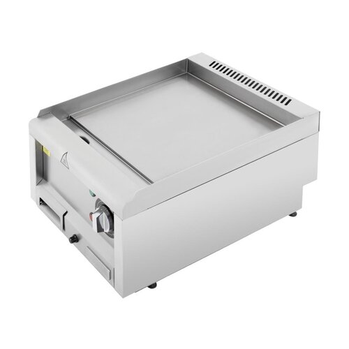 Buffalo Elektryczna płyta grillowa gładka, 3kW, 230V, Buffalo 600 Serie CU473 Buffalo Elektryczna płyta grillowa gładka, 3kW, 230V, Buffalo 600 Serie CU473