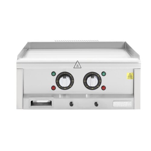 Buffalo Elektryczna płyta grillowa gładka, 4.5kW, 400V, Buffalo 600 Serie CU475