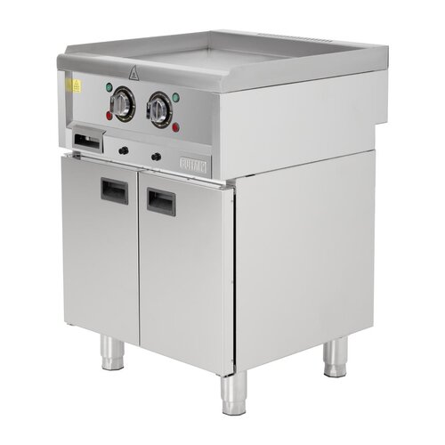 Buffalo Elektryczna płyta grillowa gładka, 4.5kW, 400V, Buffalo 600 Serie SA783