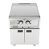 Buffalo Elektryczna płyta grillowa gładka, 4.5kW, 400V, Buffalo 600 Serie SA783