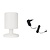 Tristar Lampa stołowa Ø70x(h)255 mm, Tristar HU414, biała