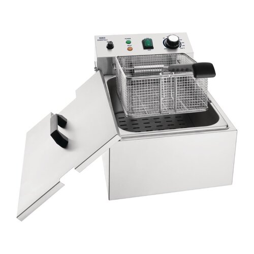 Nisbets Essentials Frytownica elektryczna nastawna 5L, 3kW, Nisbets Essentials CT956, 230V Nisbets Essentials Frytownica elektryczna nastawna 5L, 3kW, Nisbets Essentials CT956, 230V