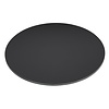 Bolero Blat do stołu Ø600x(h)12.5 mm, Bolero FU531, czarny