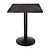 Bolero Blat do stołu z drewna 700x700x(h)27 mm, Bolero CY969, czarny