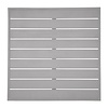 Bolero Blat do stołu z aluminium 700x700x(h)30 mm, Bolero FW598, szary