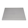 Bolero Blat do stołu z aluminium 700x700x(h)30 mm, Bolero FW598, szary