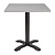 Bolero Blat do stołu z aluminium 700x700x(h)30 mm, Bolero FW598, szary