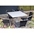 Bolero Blat do stołu z aluminium 700x700x(h)30 mm, Bolero FW598, szary