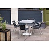Bolero Blat do stołu z aluminium 700x700x(h)30 mm, Bolero FW598, szary