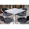 Bolero Blat do stołu z aluminium 700x700x(h)30 mm, Bolero FW598, szary