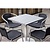 Bolero Blat do stołu z aluminium 700x700x(h)30 mm, Bolero FW598, szary